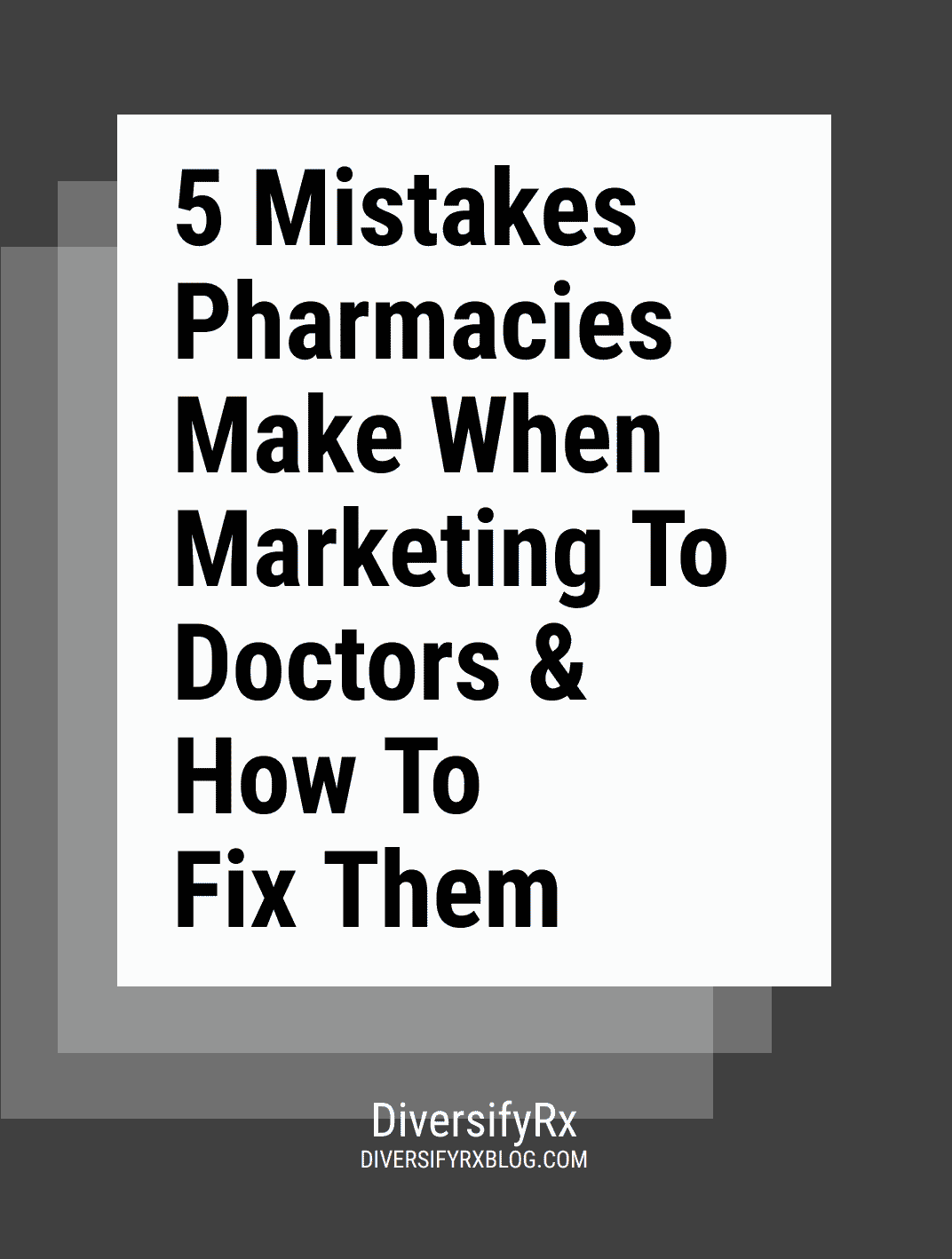 Pharmacy Marketing Mistakes and how to fix them