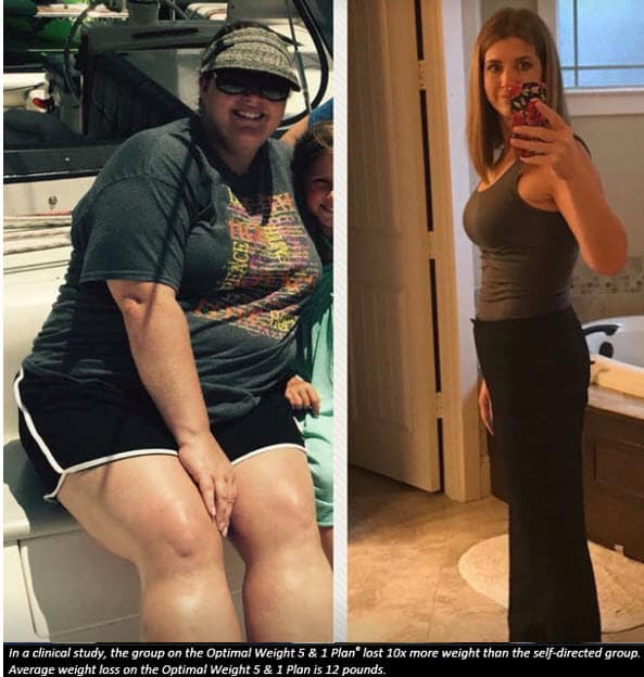 optavia weight loss image 2 before after
