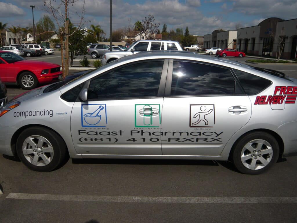 delivery car example for a pharmacy, pharmacy delivery profit growth