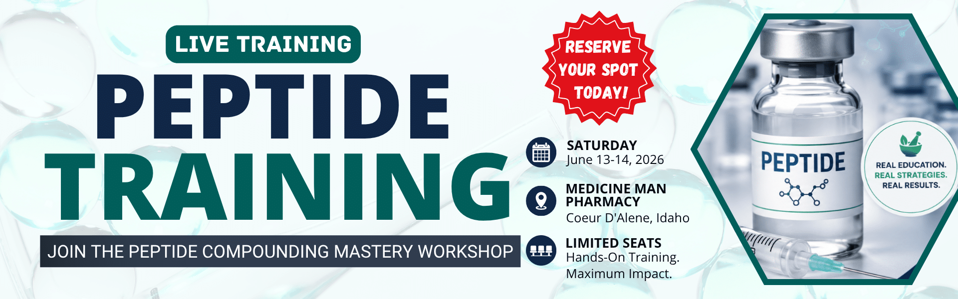 Peptide Training Banner